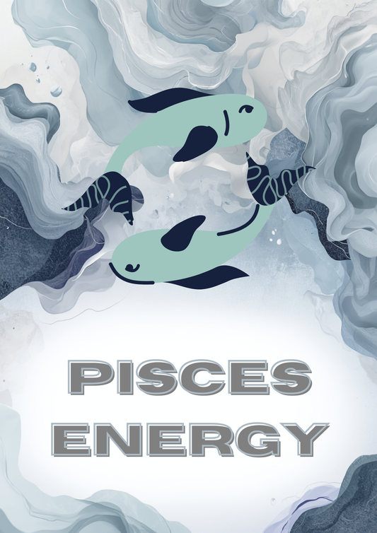 Pisces Energy Постер – Зодиакален Постер за Стена | Дигитален Файл или Печат