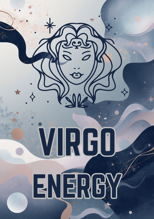 Virgo Energy Постер – Зодиакален Постер за Стена | Дигитален Файл или Печат