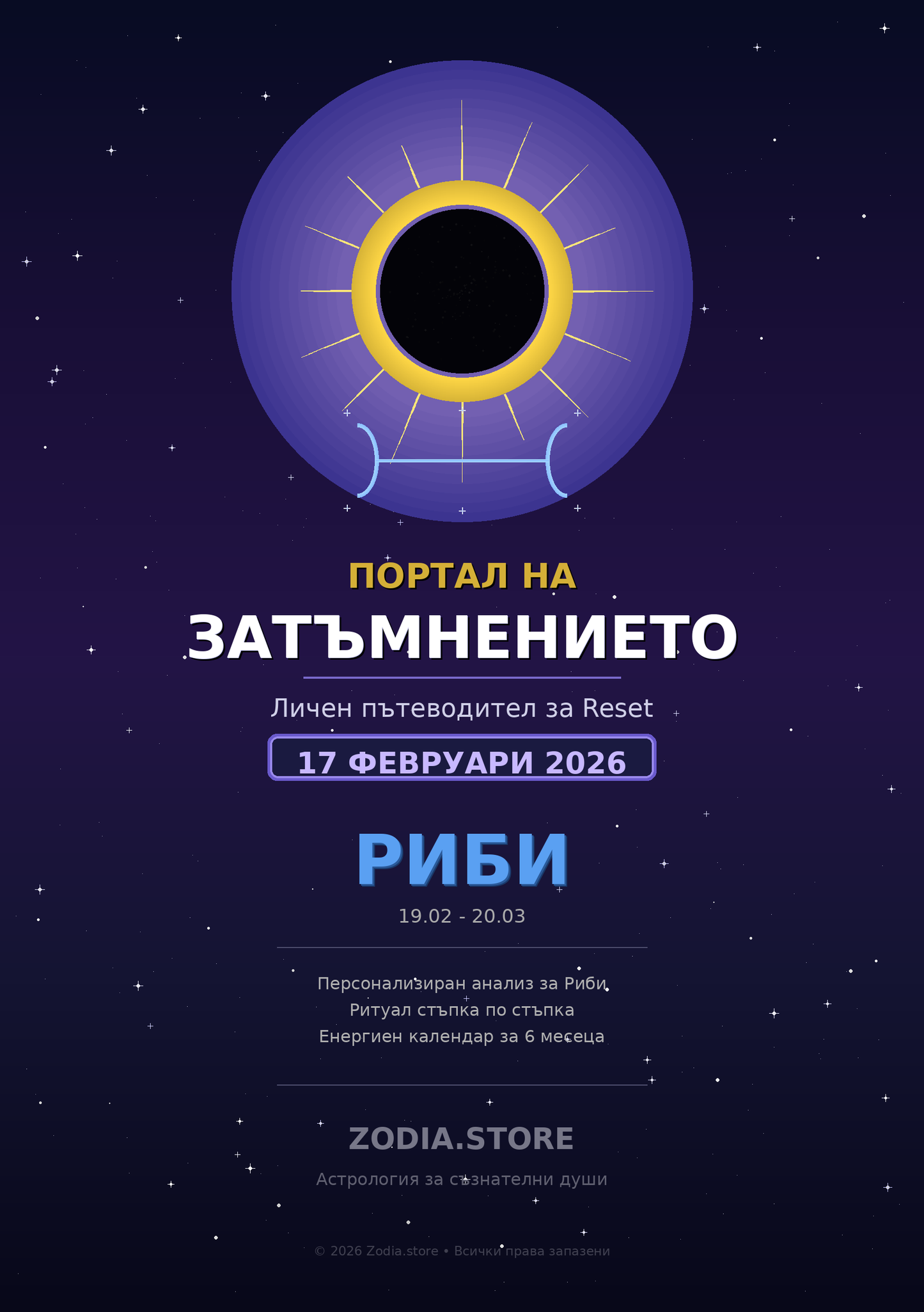 Портал на затъмнението: Личен пътеводител | 17 февруари 2026