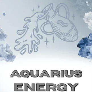 Aquarius Energy – зодиакален постер за Водолей