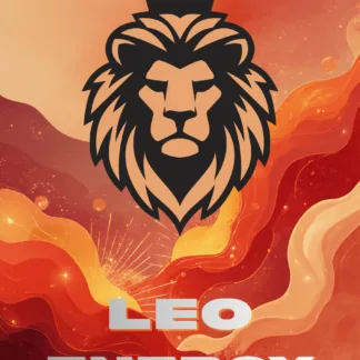 Leo Energy – зодиакален постер за Лъв