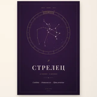 Енергиен постер Стрелец
